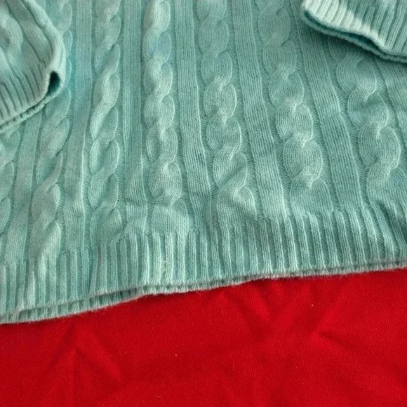 Womans Pale  Blue Turtleneck Pullover Sweater Long Sleeve Soft NWOT - Picture 3 of 8